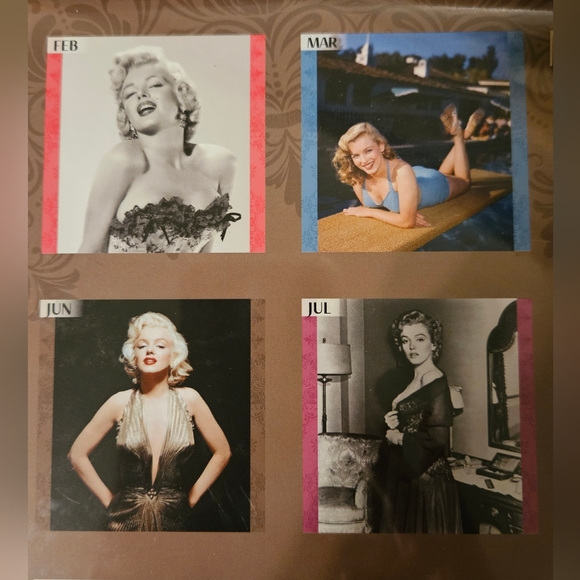 🛍 Official collectible 2023 16 month Marilyn Monroe calender sealed - Picture 4 of 7
